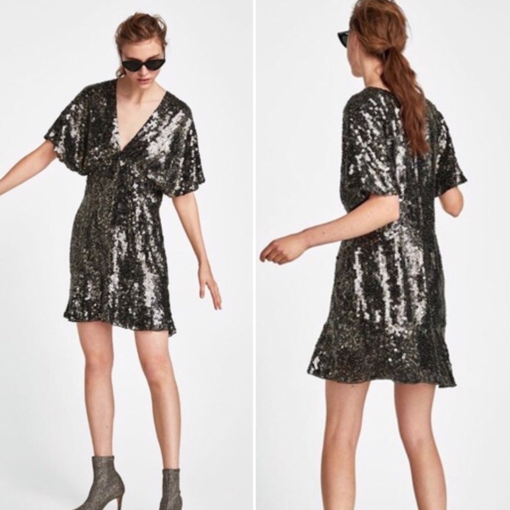 RARE Zara Sequin Dress ASO Alexis Rose in Schitt’s Creek - Picture 11 of 15
